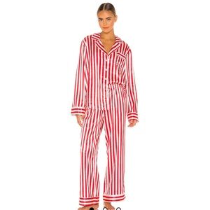 Show Me Your Mumu Classic PJ Set in Peppermint Stripe